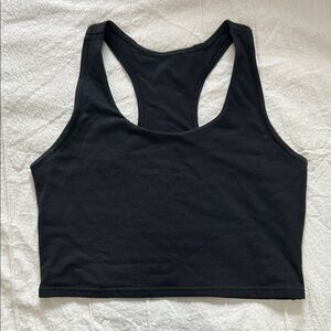 Pact Women's Black On the Go-To Crop Tank